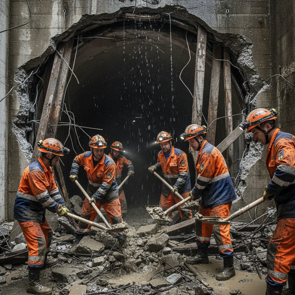 Two Men Rescued Alive from Mud-Filled Nepal Flood Tunnel — image 1